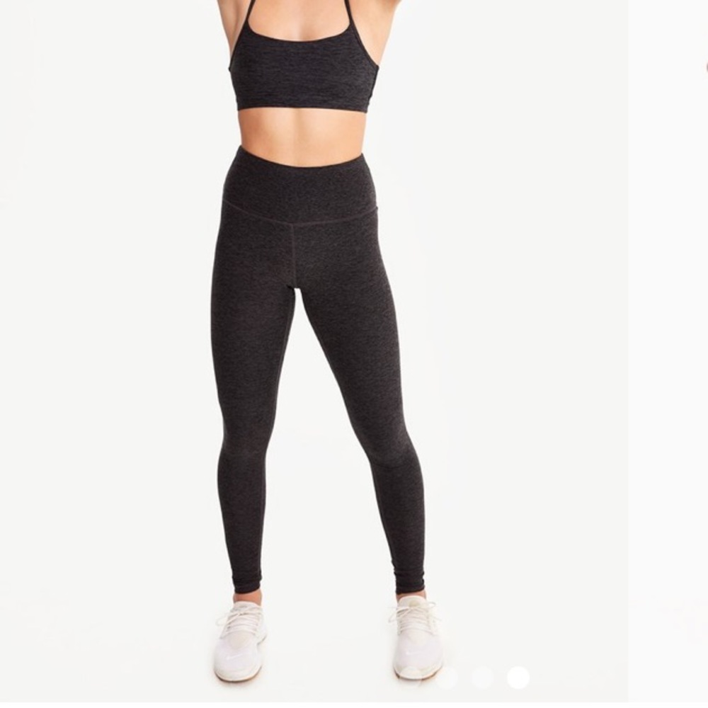 Brand new, super soft heathered black leggings!